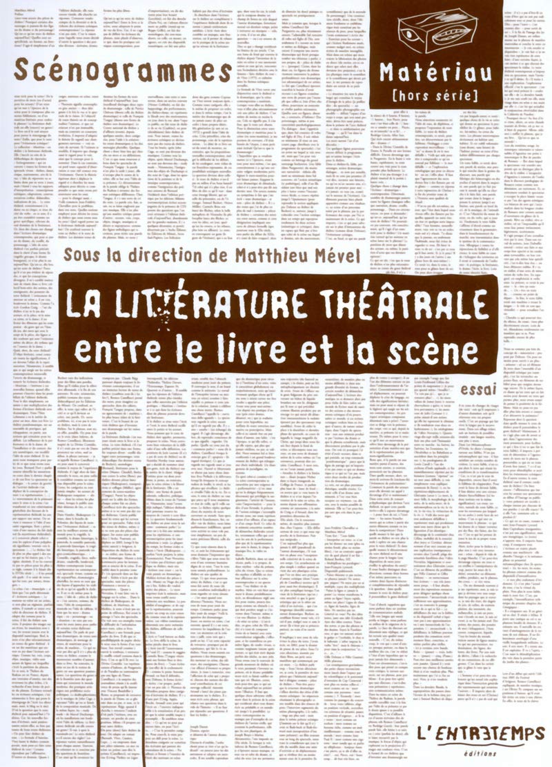 La littérature théâtrale: Entre le livre et la scène Film, Art & Culture