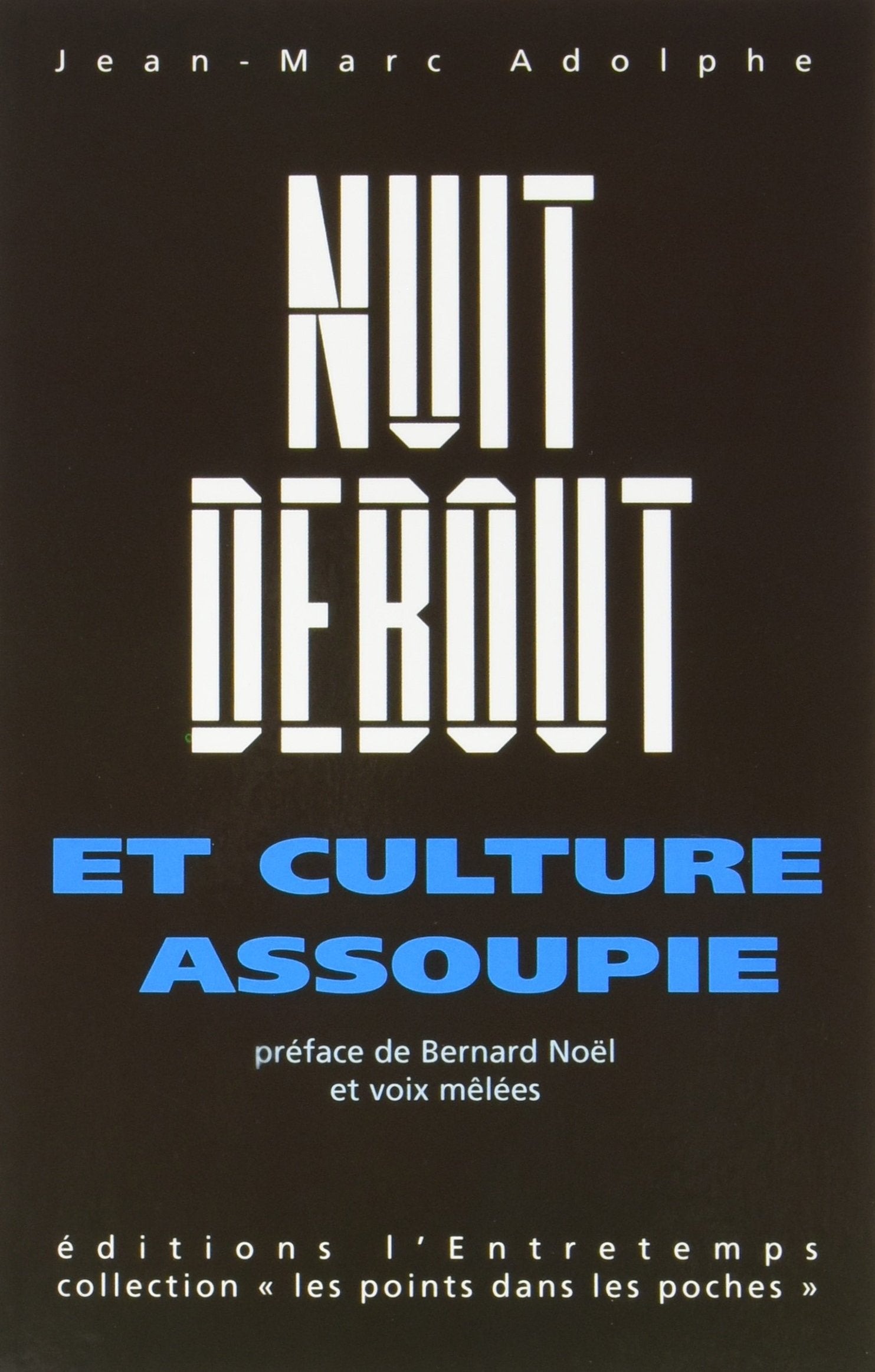 Nuit debout et culture assoupie book