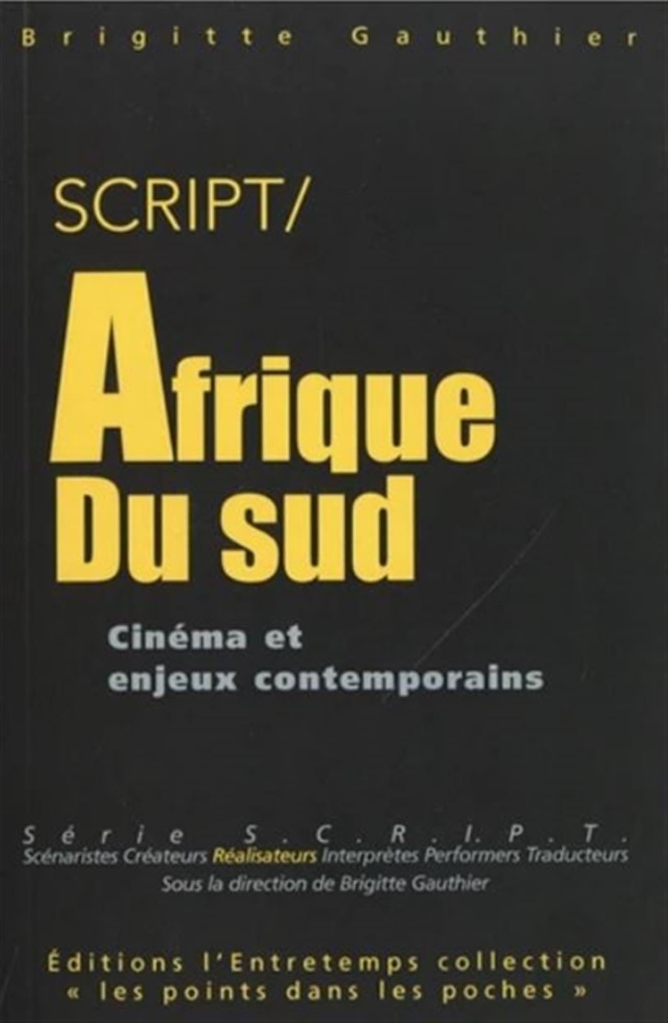 S.C.R.I.P.T. : Afrique du Sud: Cinéma et enjeux contemporains Essays & Short Stories