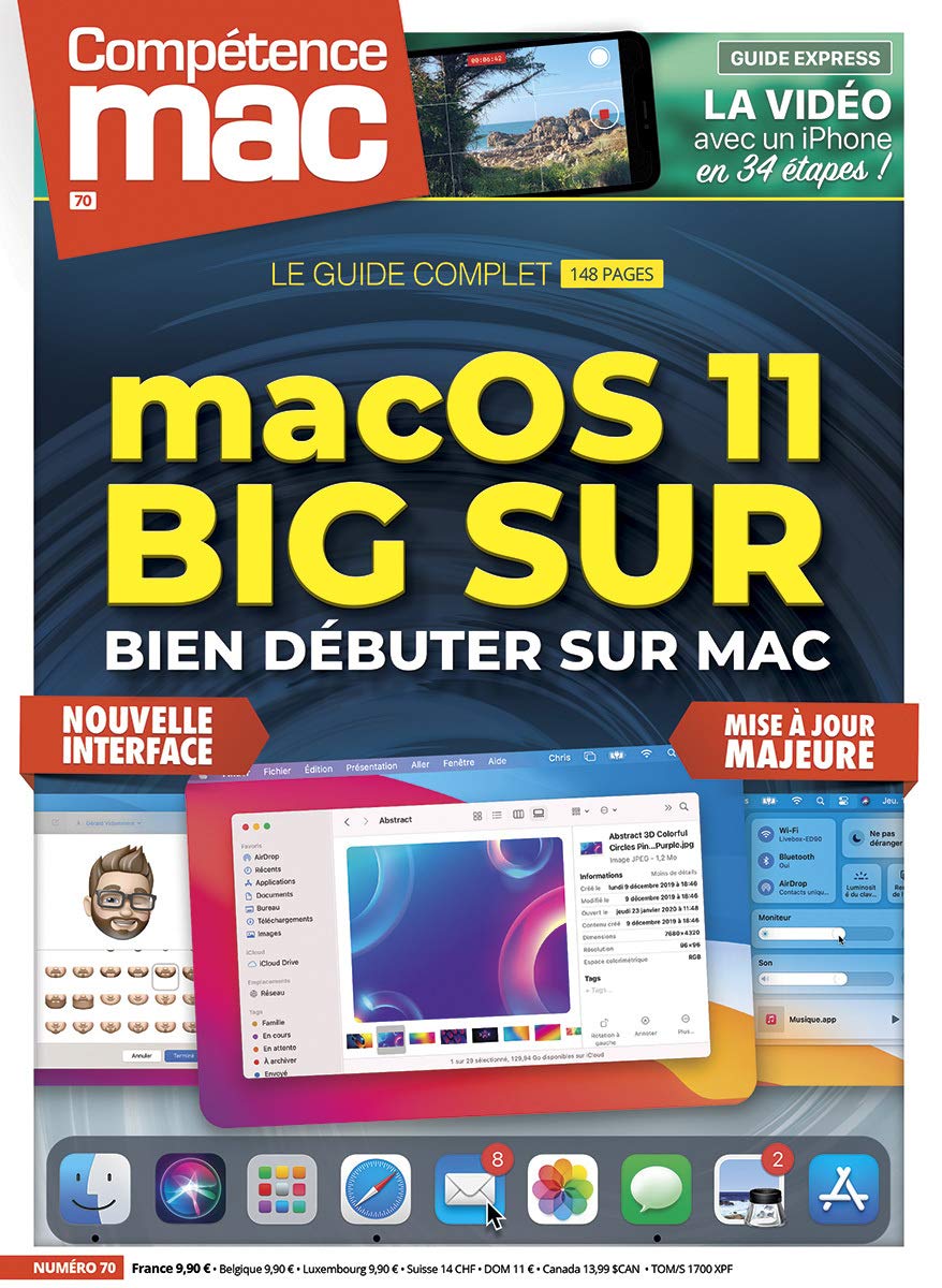 Compétence Mac n° 70 - macOS 11 Big Sur - Bien débuter sur Mac book