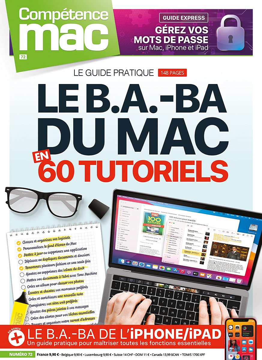 Compétence Mac n°72 - Le b.a.-ba du Mac en 60 tutoriels + le b.a.-ba de l'iPhone / iPad Computer Science