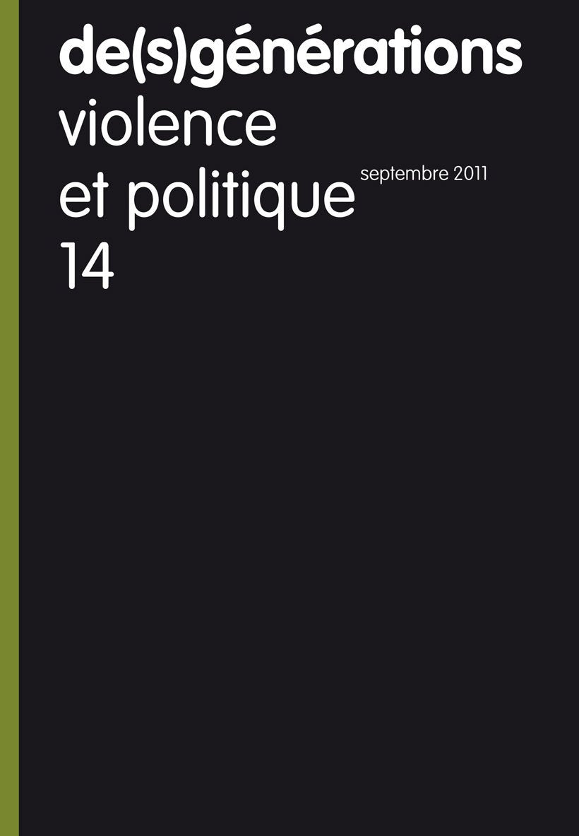 De(s)generations n 14 - violence et politique Books