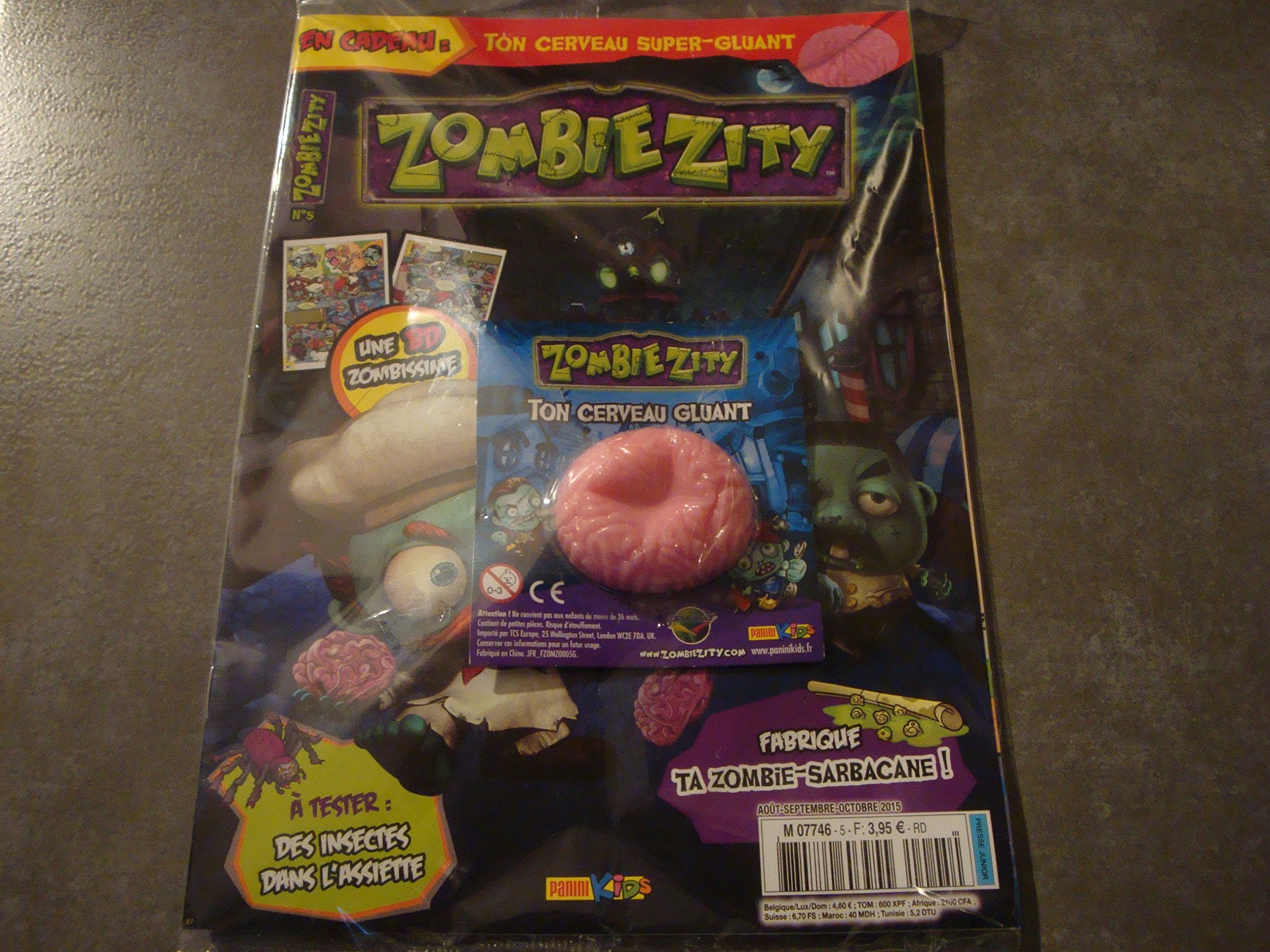 ZOMBIE ZITY MAG N°5 !! "EN CADEAU : TON CERVEAU SUPER-GLUANT" book