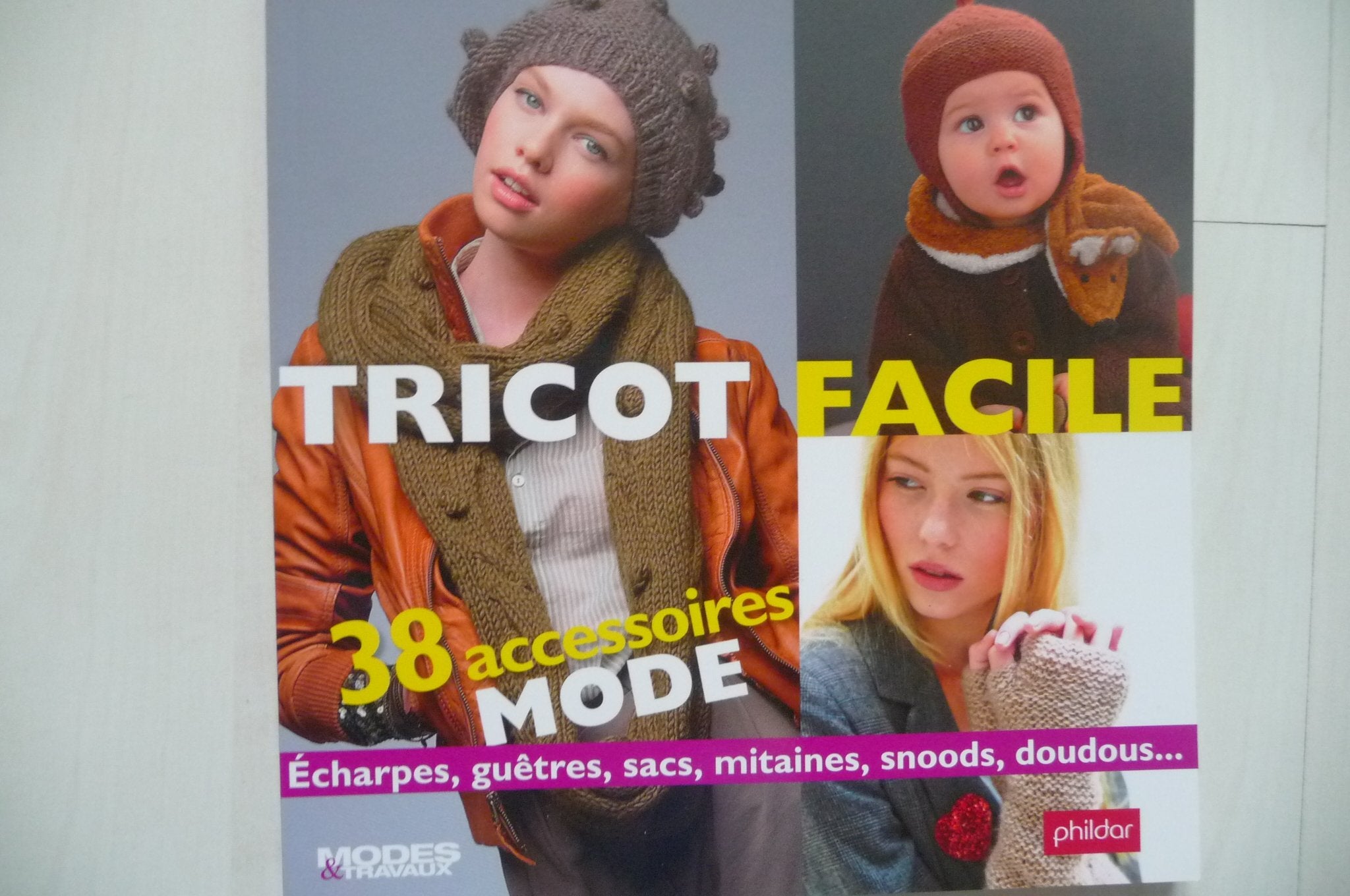 livre tricot facile phildar modes et travaux 2011 book