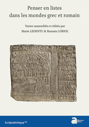 Penser en listes dans les mondes grec et romain book