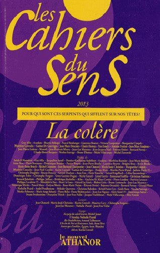 Cahiers du sens (Les), n° 23. La colère Books