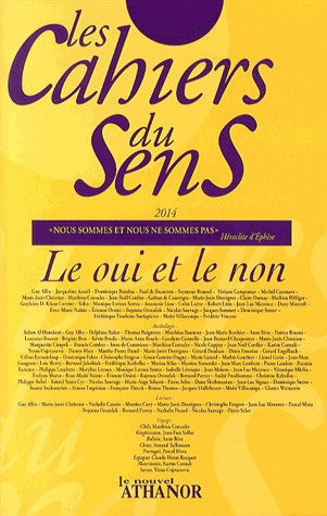 Cahiers du sens (Les), n° 24. Le oui et le non book