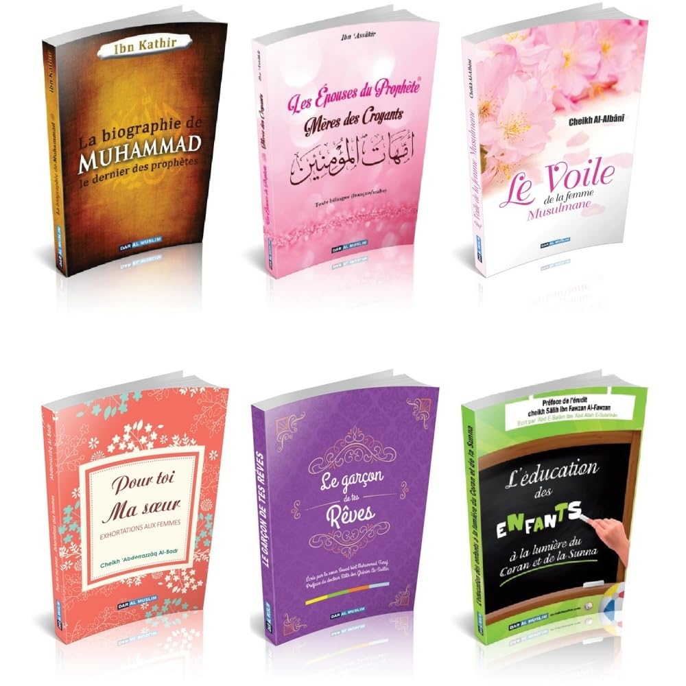 Pack Femme Musulmane : Six livres pour femmes - Edition Dar Al-Muslim Books