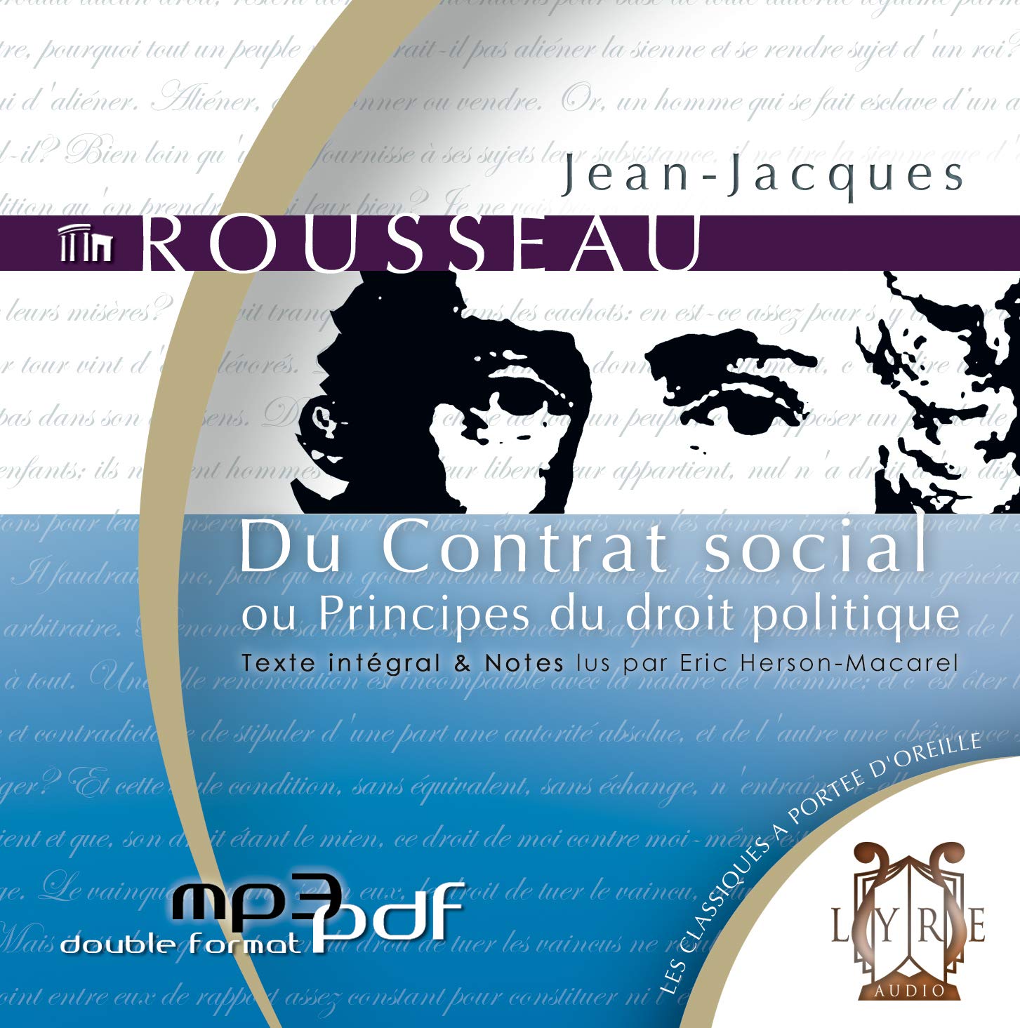 DU CONTRAT SOCIAL ou Principes du droit politique Books