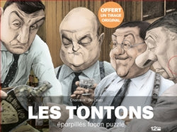 Etui Les tontons éparpillés façon puzzle, Les barbouzes Manga