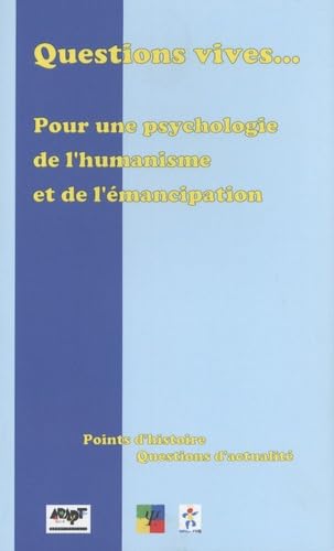 Pour une psychologie de l'humanisme et de l'émancipation book
