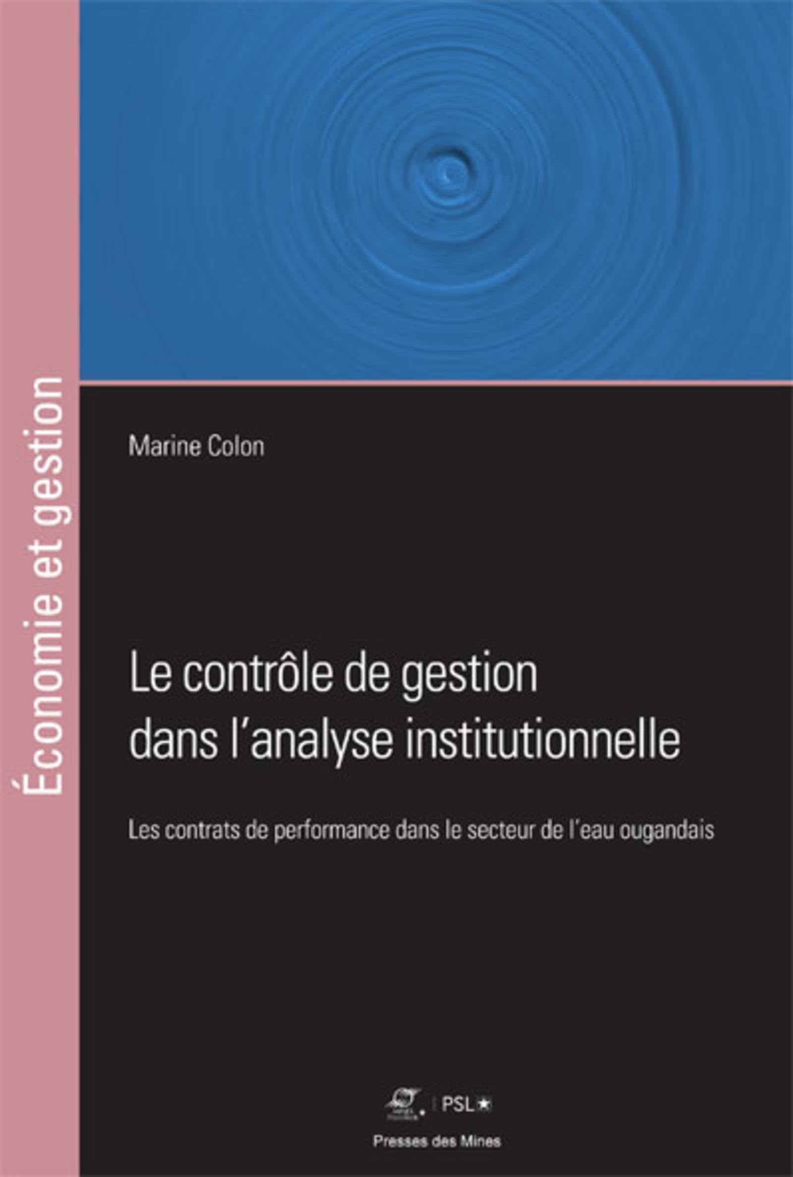 Le contrôle de gestion dans l'analyse institutionnelle: Les contrats de performance dans le secteur de l'eau ougandais book