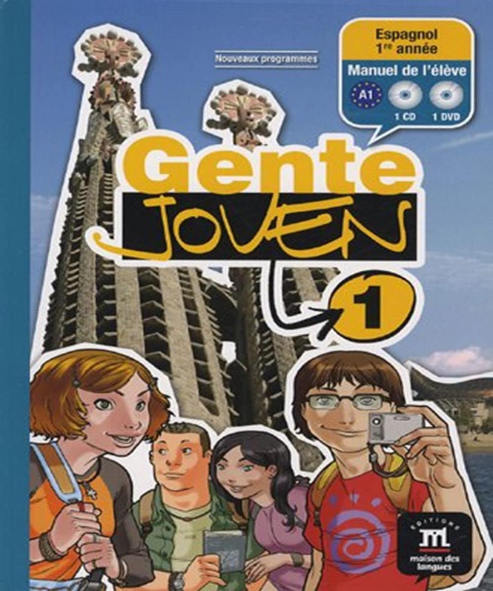 GENTE JOVEN 1 - LIVRE DE L'ELEVE - CD+DVD book