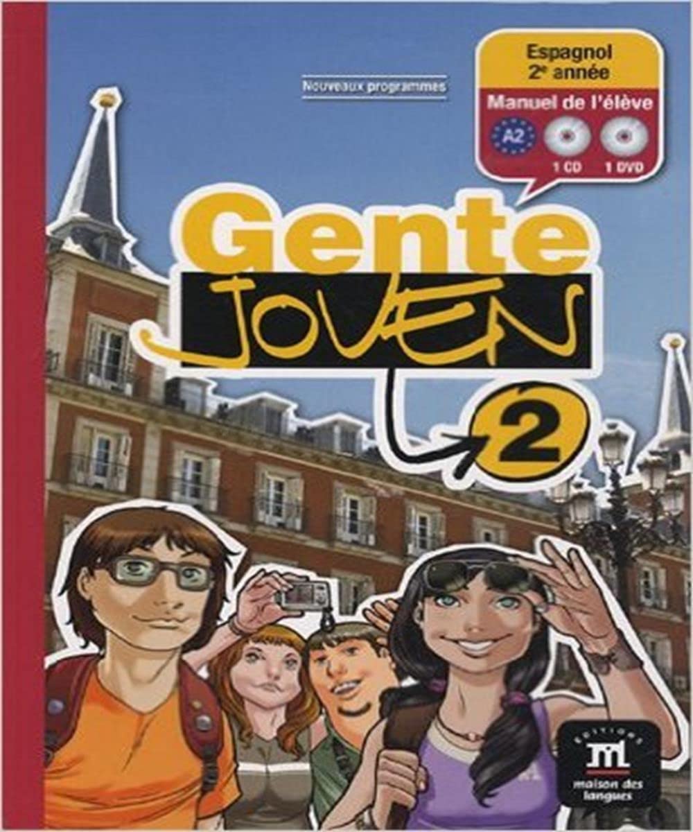 GENTE JOVEN 2 - LIVRE DE L'ELEVE - CD+DVD book