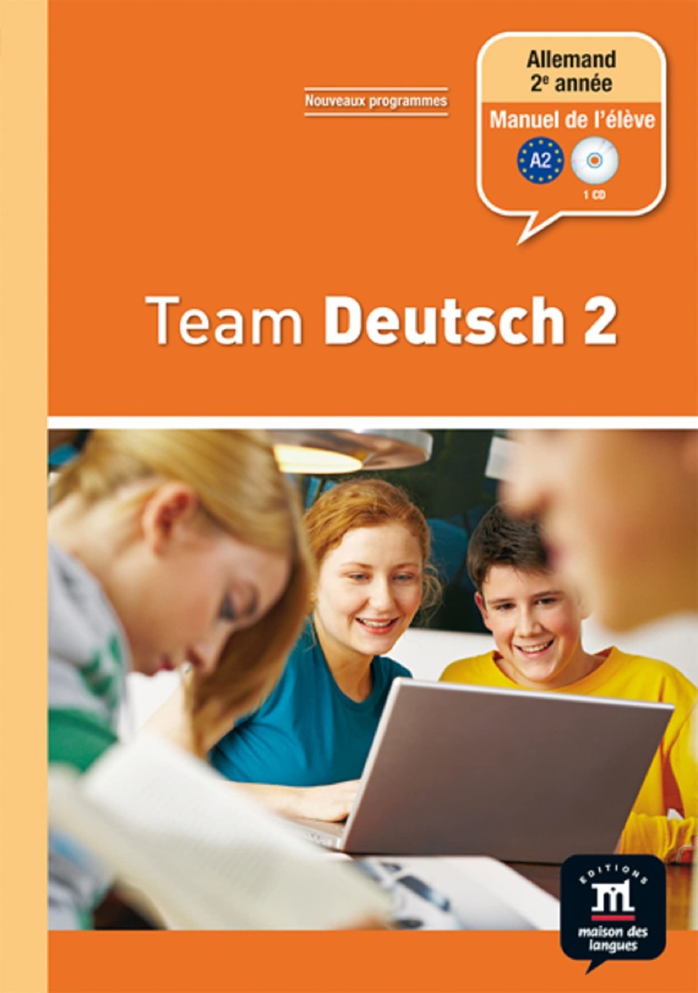 Team deutsch 2 - livre de l'élève + CD book