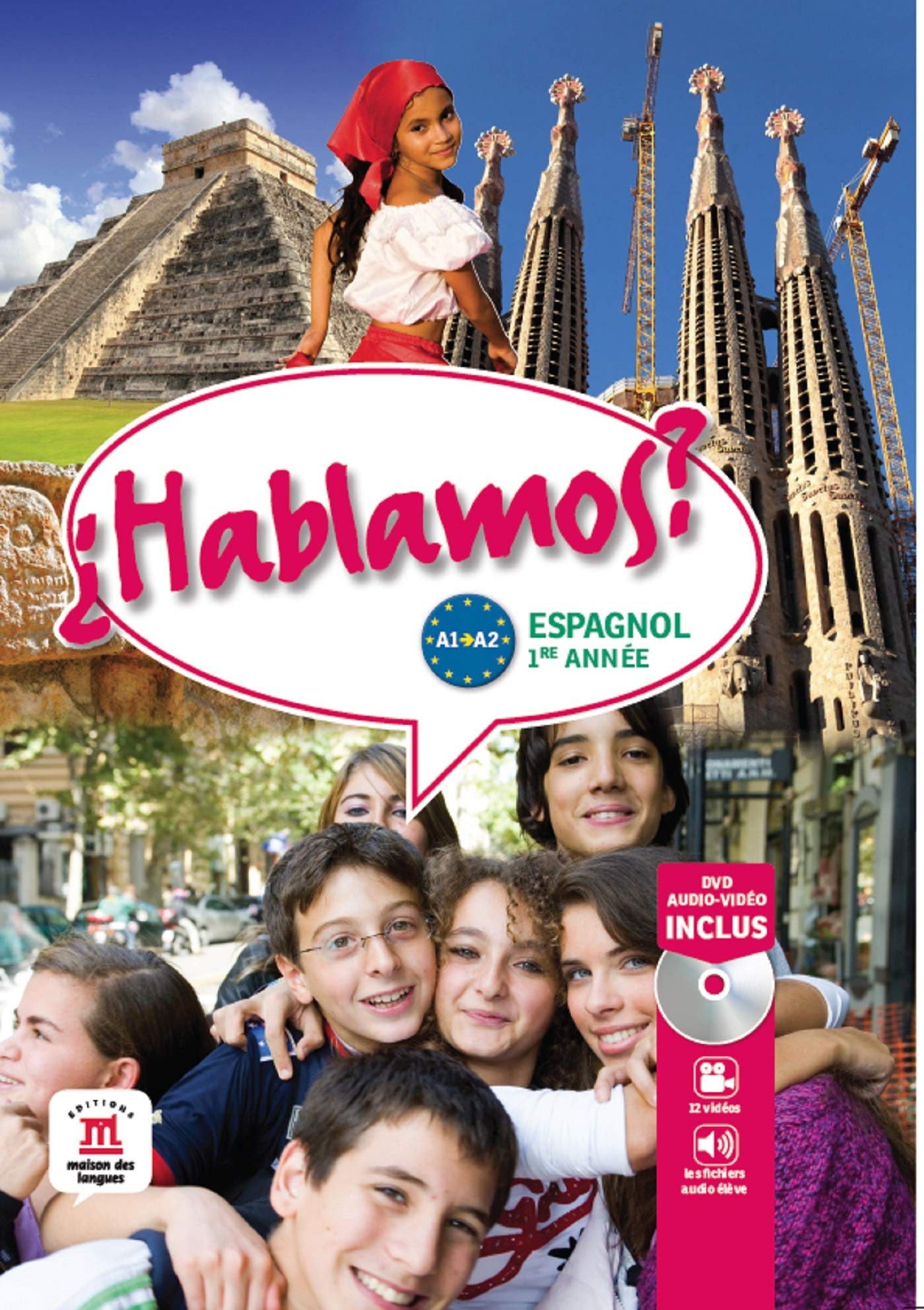 HABLAMOS 1 LIVRE DE L'ELEVE + DVD-ROM book