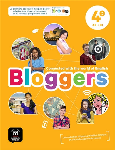 Product Image: Bloggers, 4e, A2-B1, cycle 4 : nouveau programme