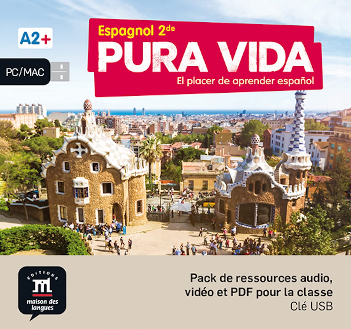 Pura vida 2de - Clé USB (audio + vidéo): El placer de aprender español book