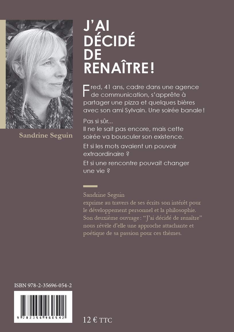 J'ai décidé de renaître book