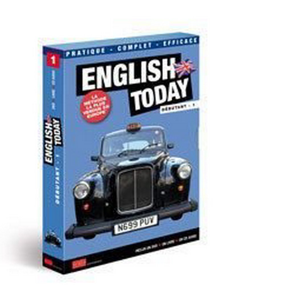ENGLISH TODAY : méthode pratique, complète, efficace pour apprendre l'anglais : NIVEAU DEBUTANT - 1. DVD + LIVRE + CD AUDIO Books