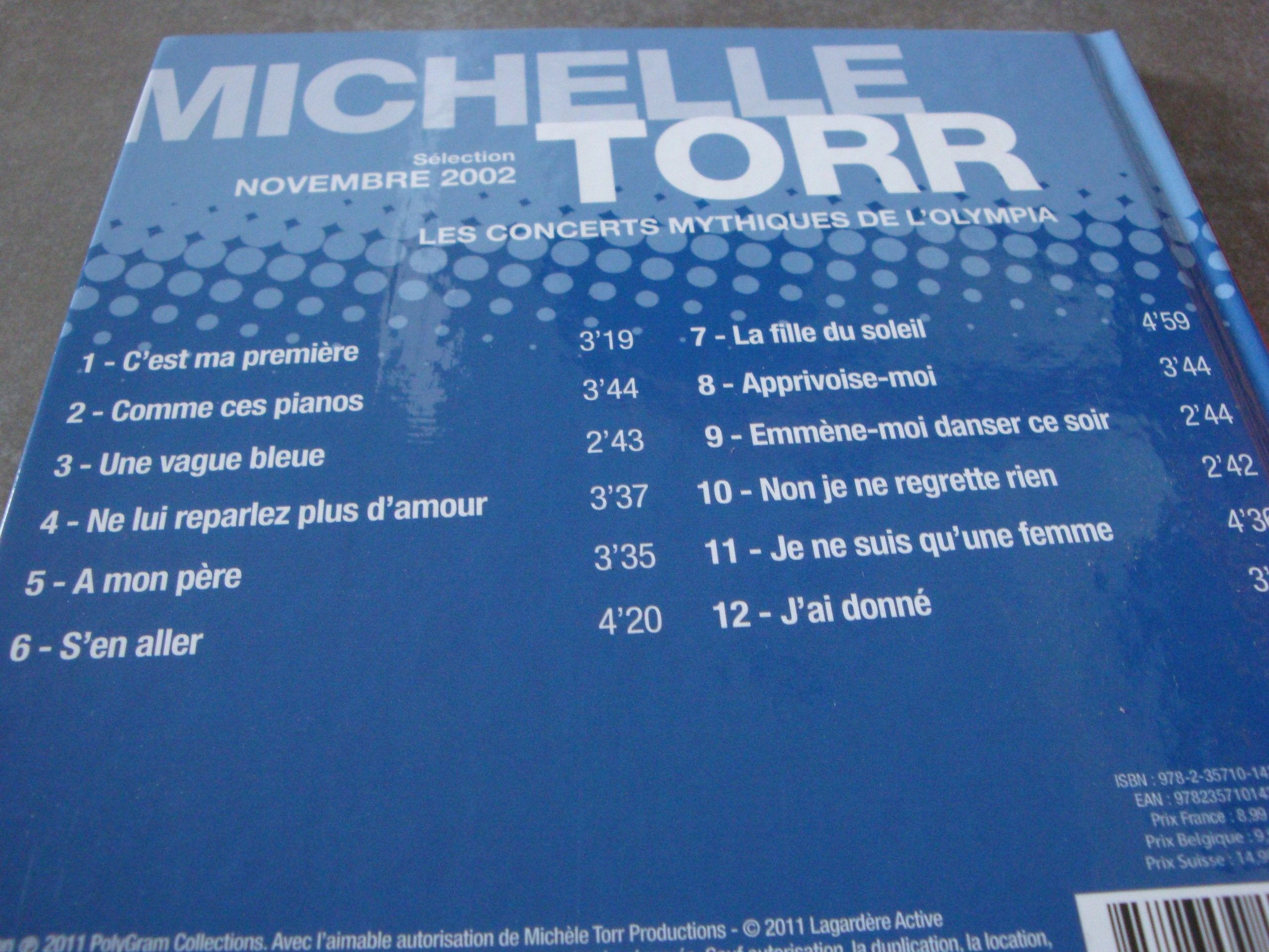 les concerts mythiques de l'olympia cd