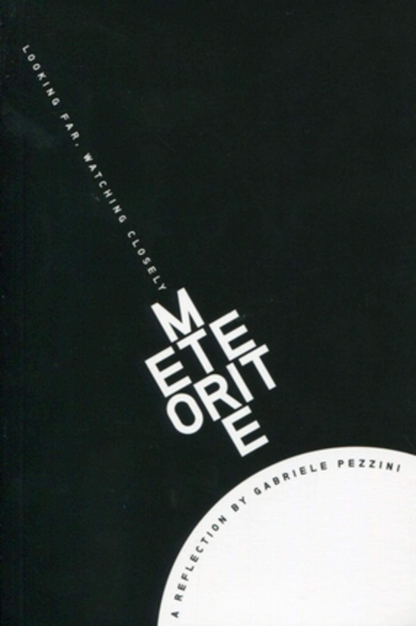 Meteorite Looking far, watching closely. A reflexion by Gabriele Pezzini book