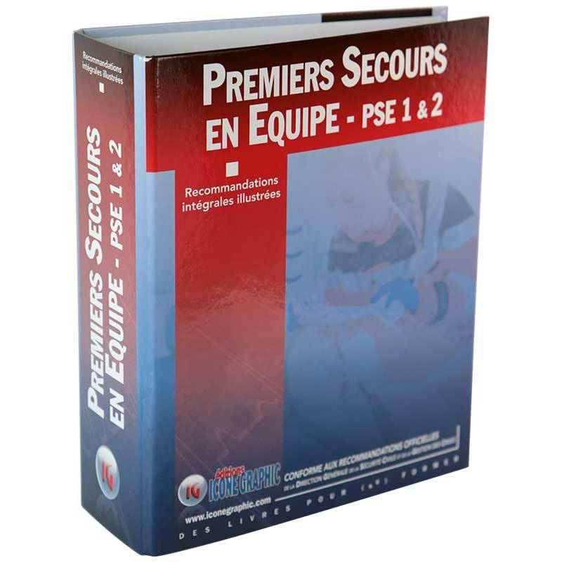 Classeur vide "Recommandations PREMIERS SECOURS EN EQUIPE PSE1/PSE2" (sans les fiches): Classeur seul Books