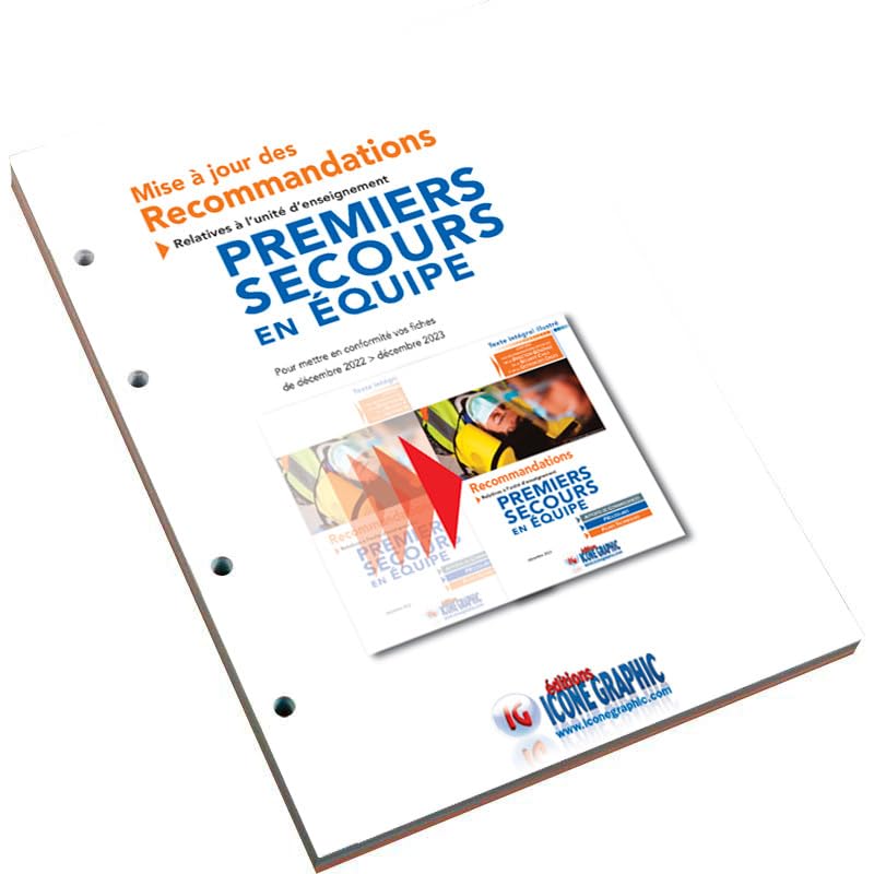 Mise à jour des fiches PSE selon les recommandations de 2023 book