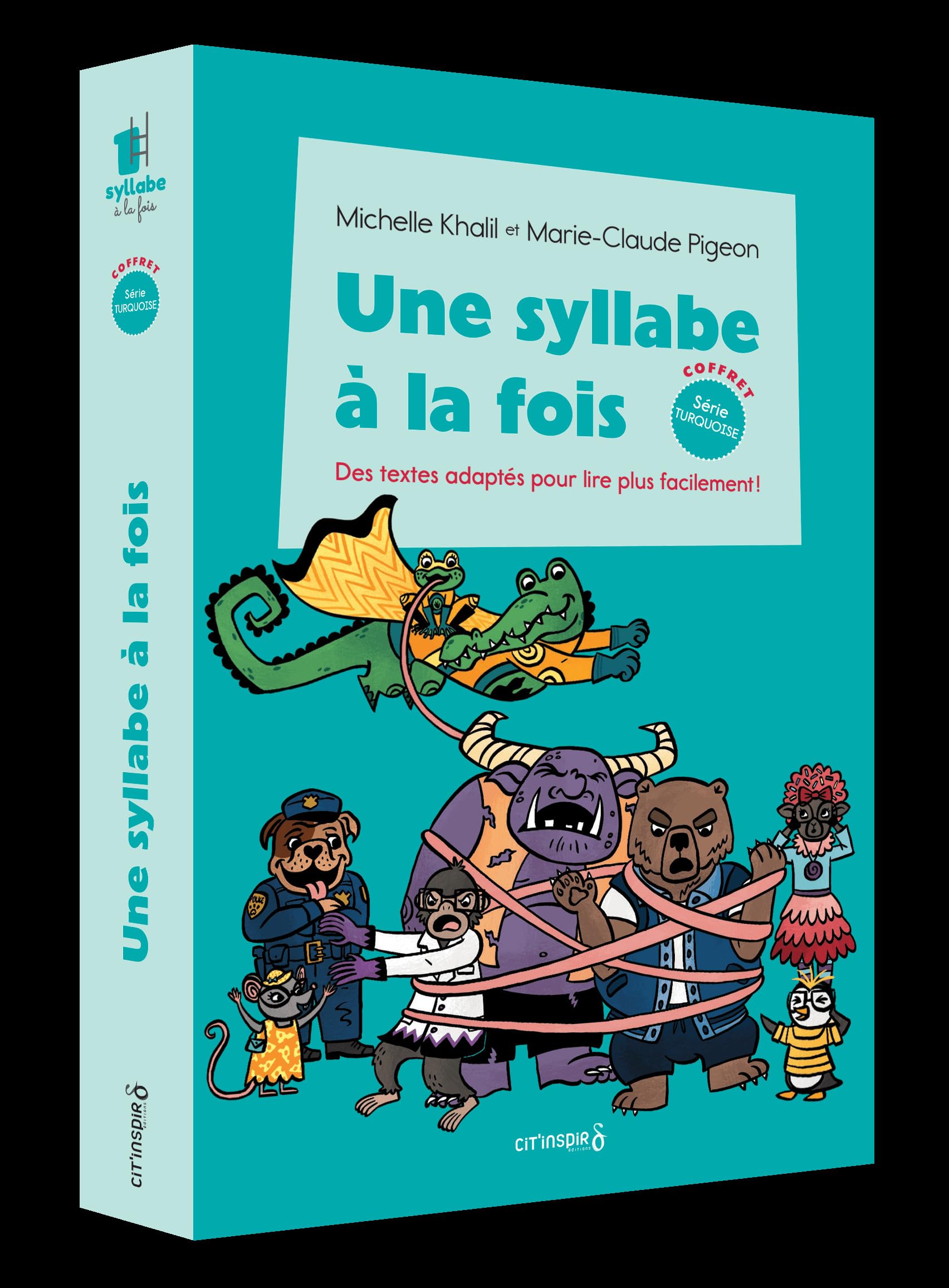 Une syllabe à la fois série turquoise: Coffret en 10 volumes book