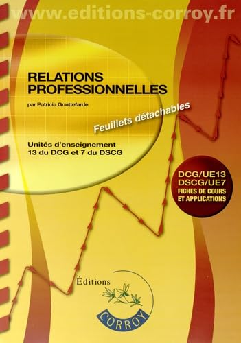 Relations professionnelles UE13 du DCG et UE7 du DSCG book
