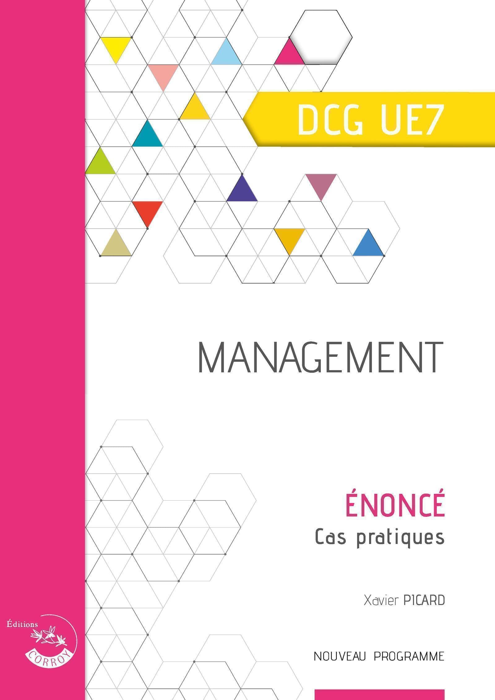Management - Énoncé: Cas pratiques. DCG UE7 book