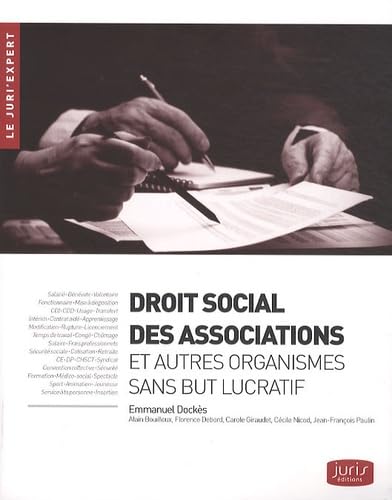 Droit social des associations et autres organismes sans but lucratif book