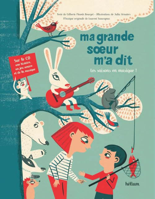Ma grande Soeur m'a dit + CD: LES SAISONS EN MUSIQUE ! Children's books