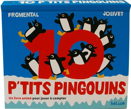 10 P'tits Pingouins: Un livre animé pour jouer à compter Children's books