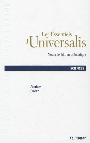 Les Essentiels d'Universalis Volume 12: Sciences Acariens-Cuvier book