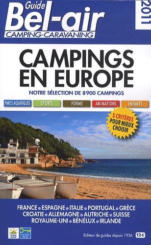 Campings en Europe: Guide Bel-air camping-caravaning book