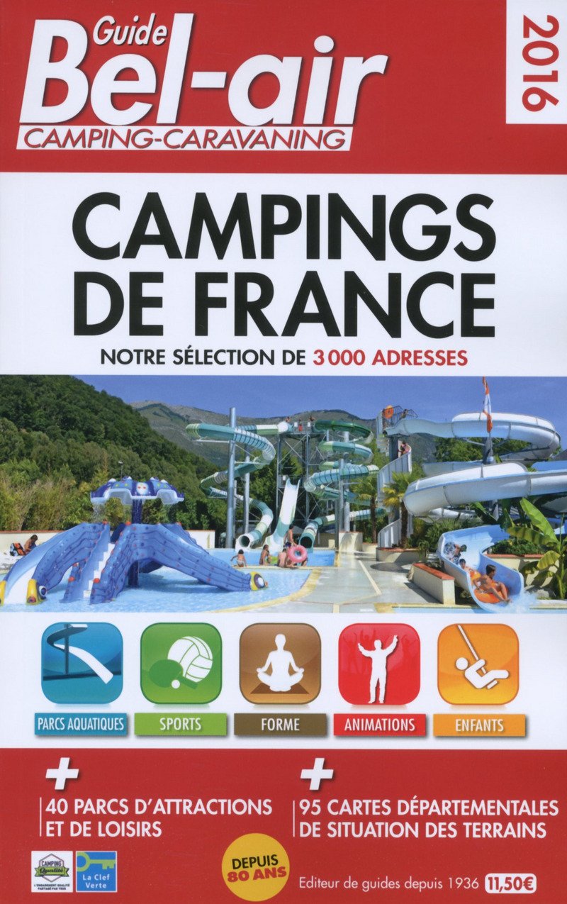 Guide Bel-air Campings de France 2016 book