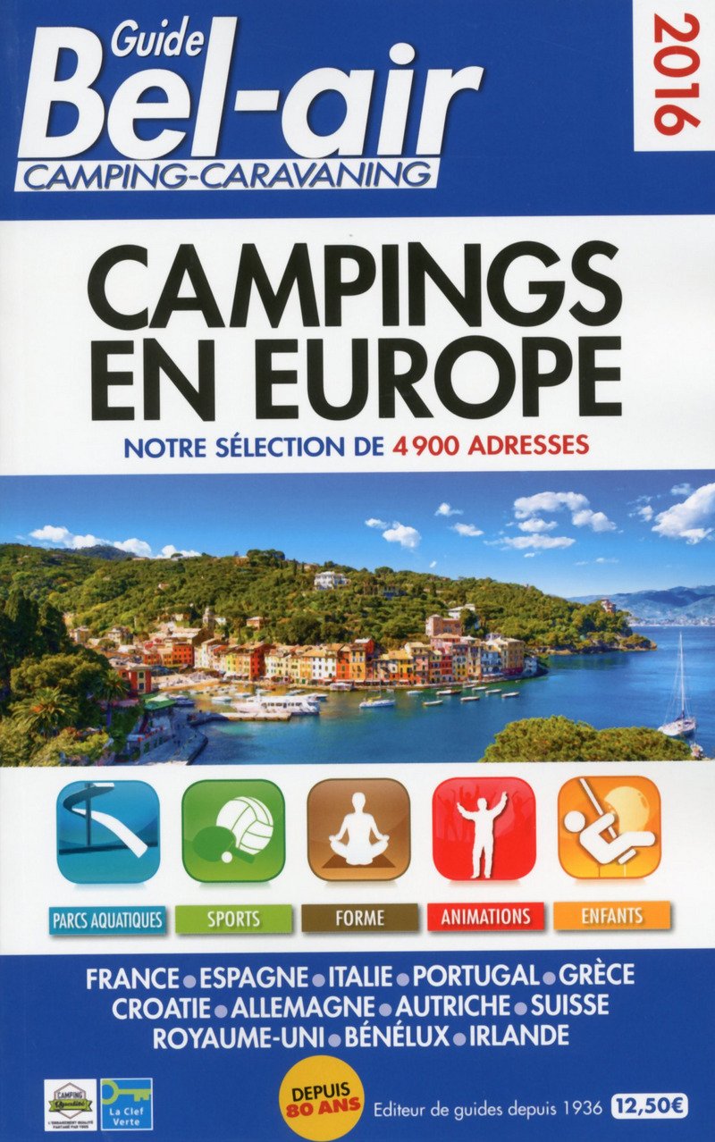 Guide Bel-air Campings en Europe 2016 book
