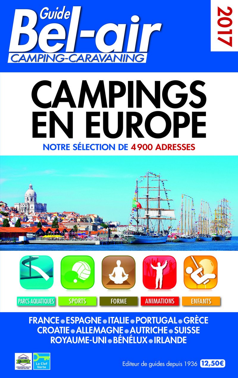 Guide Bel-air campings en Europe 2017 book