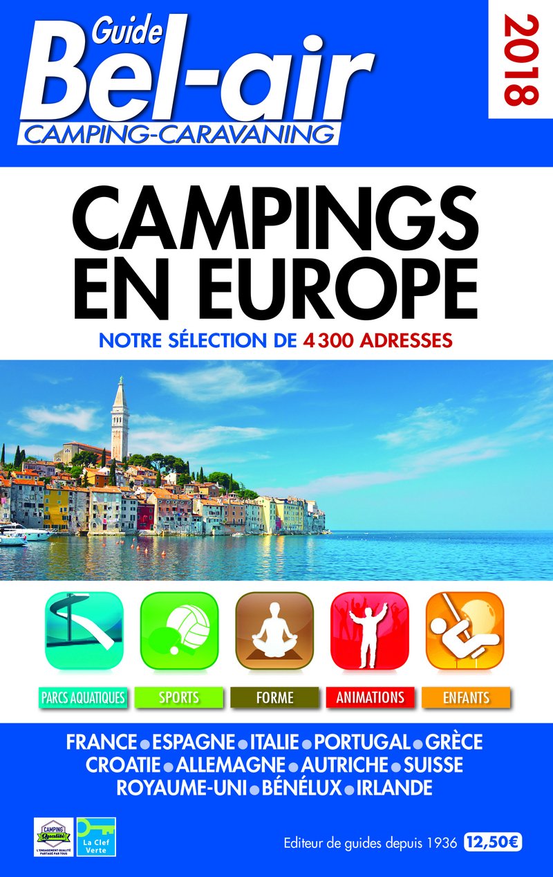 Guide Bel-Air Campings en Europe 2018 book