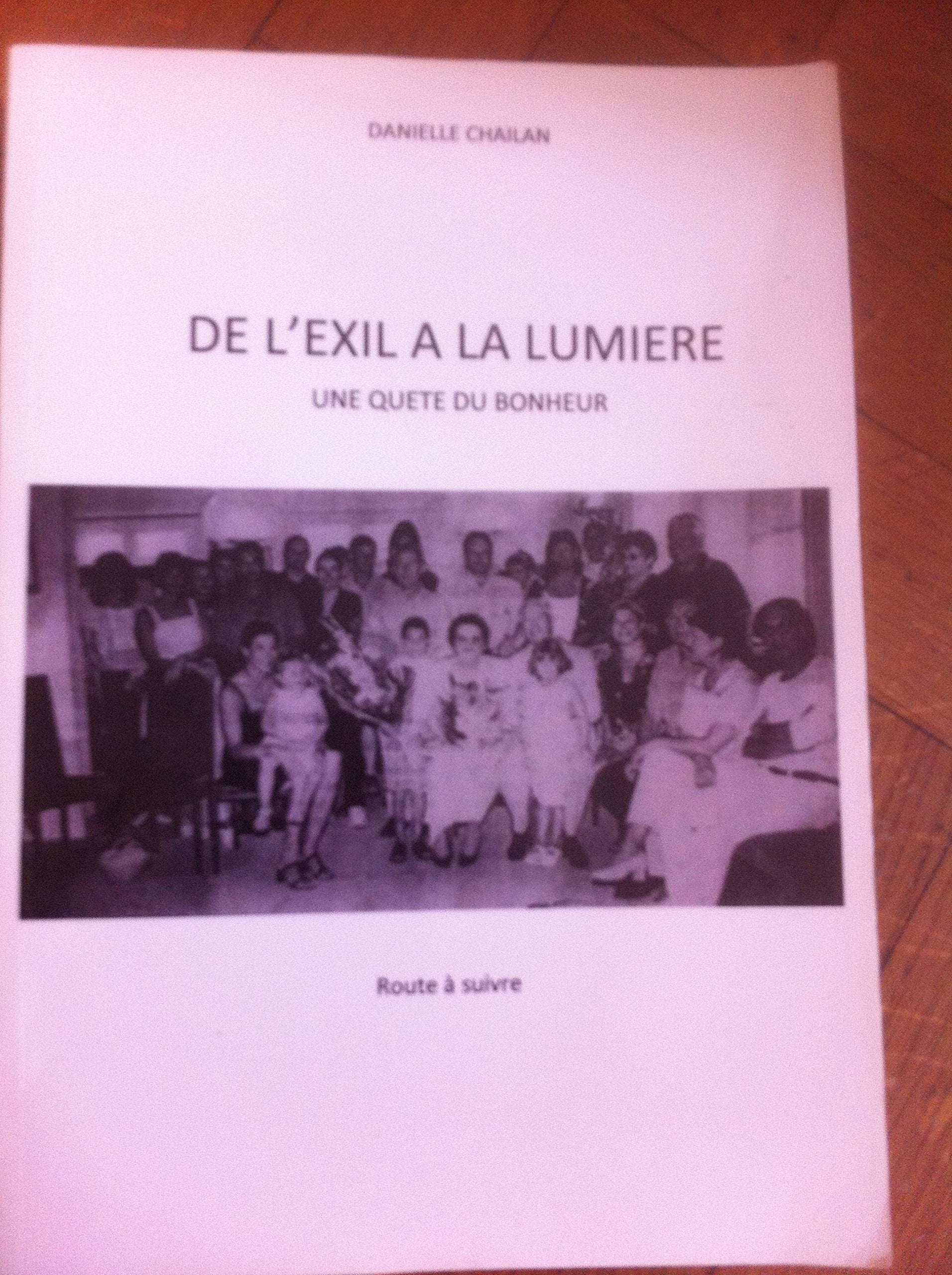 DE L'EXIL A LA LUMIERE-UNE QUETE DU BOHNEUR-ROUTE A SUIVRE book