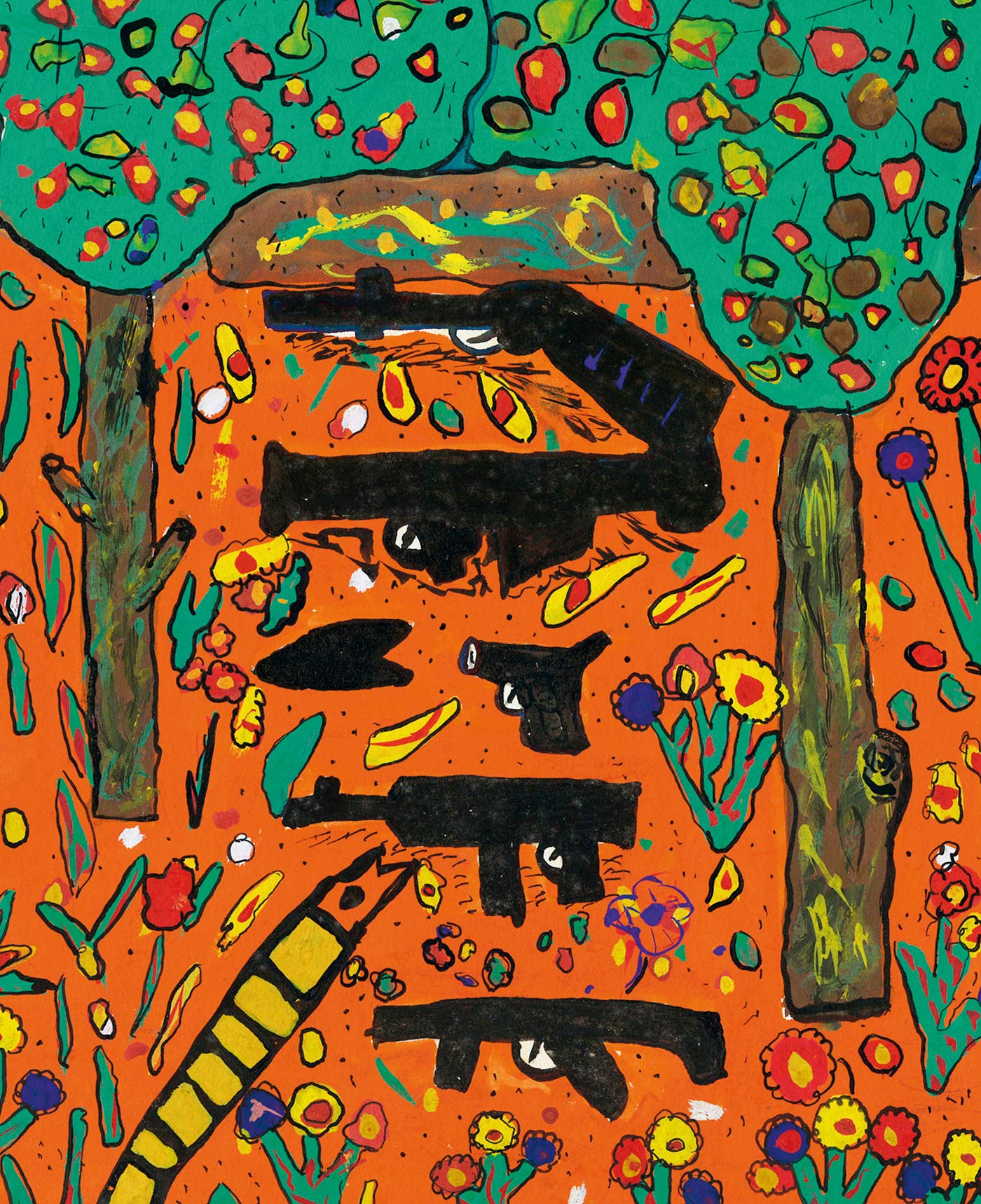 Dessins d'enfants et violences de masse: Déflagrations Arts & Music