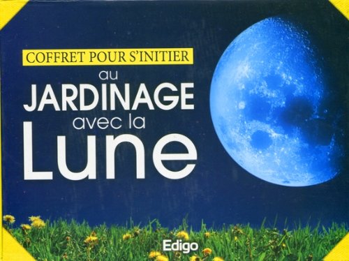 Coffret pour s'initier au jardinage avec la lune book