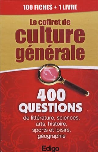 Le coffret de culture générale : 400 questions de littérature, sciences, arts, histoire, sports et loisirs, géographie book