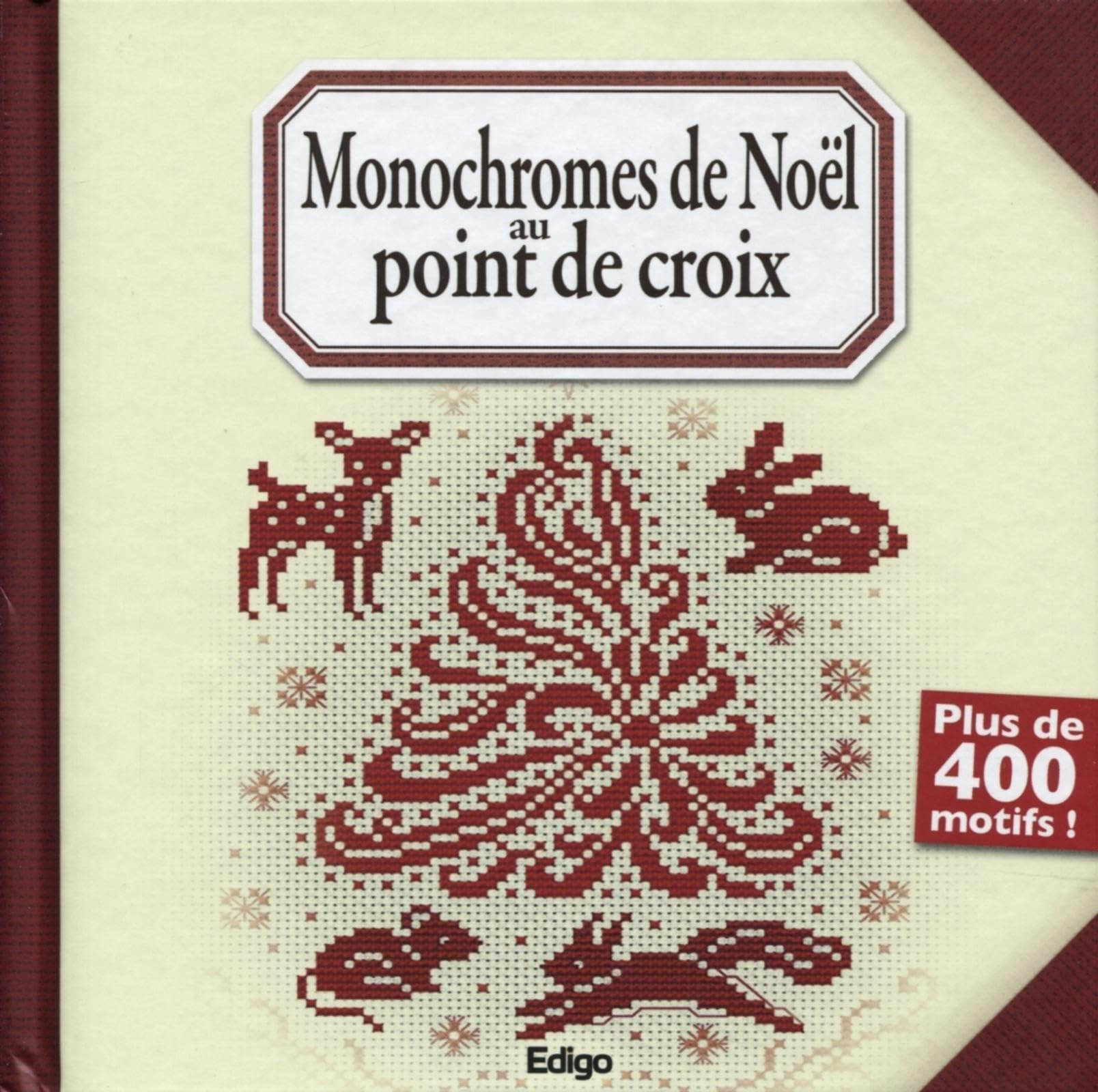 Monochromes de Noël au point de croix. Plus de 400 motifs ! book