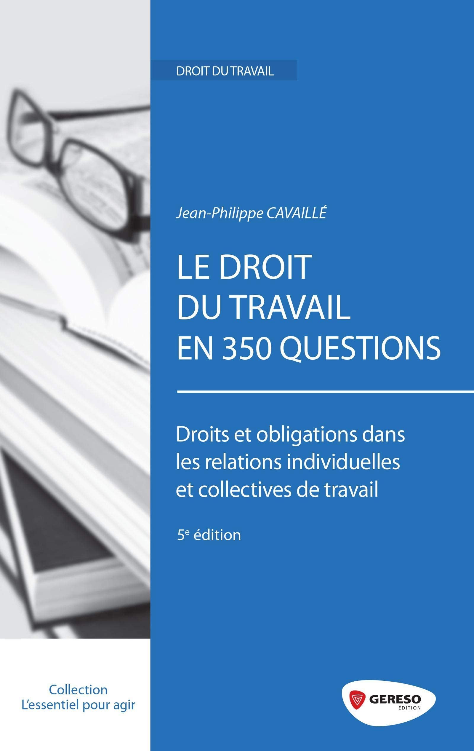 LE DROIT DU TRAVAIL EN 350 QUESTIONS DROITS ET OBLIGATIONS DANS LES RELATIONS I: DROITS ET OBLIGATIONS DANS LES RELATIONS INDIVIDUELLES ET COLLECTIVES DE TRAVAIL book