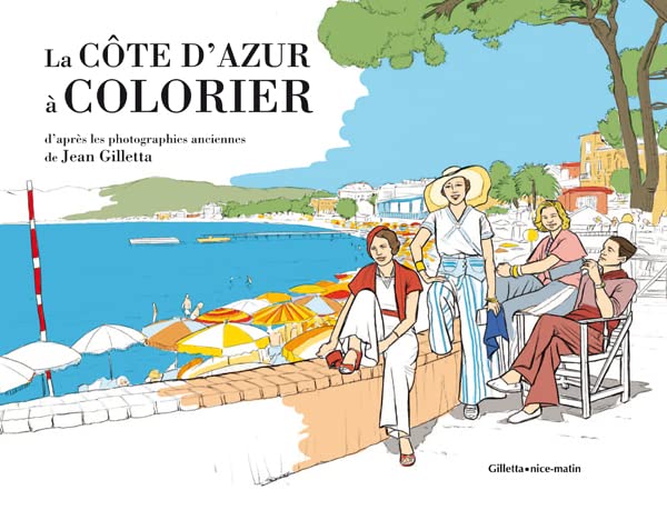 La Côte d'Azur à colorier book