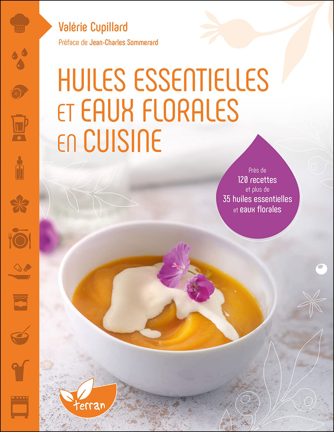 Huiles essentielles et eaux florales en cuisine book