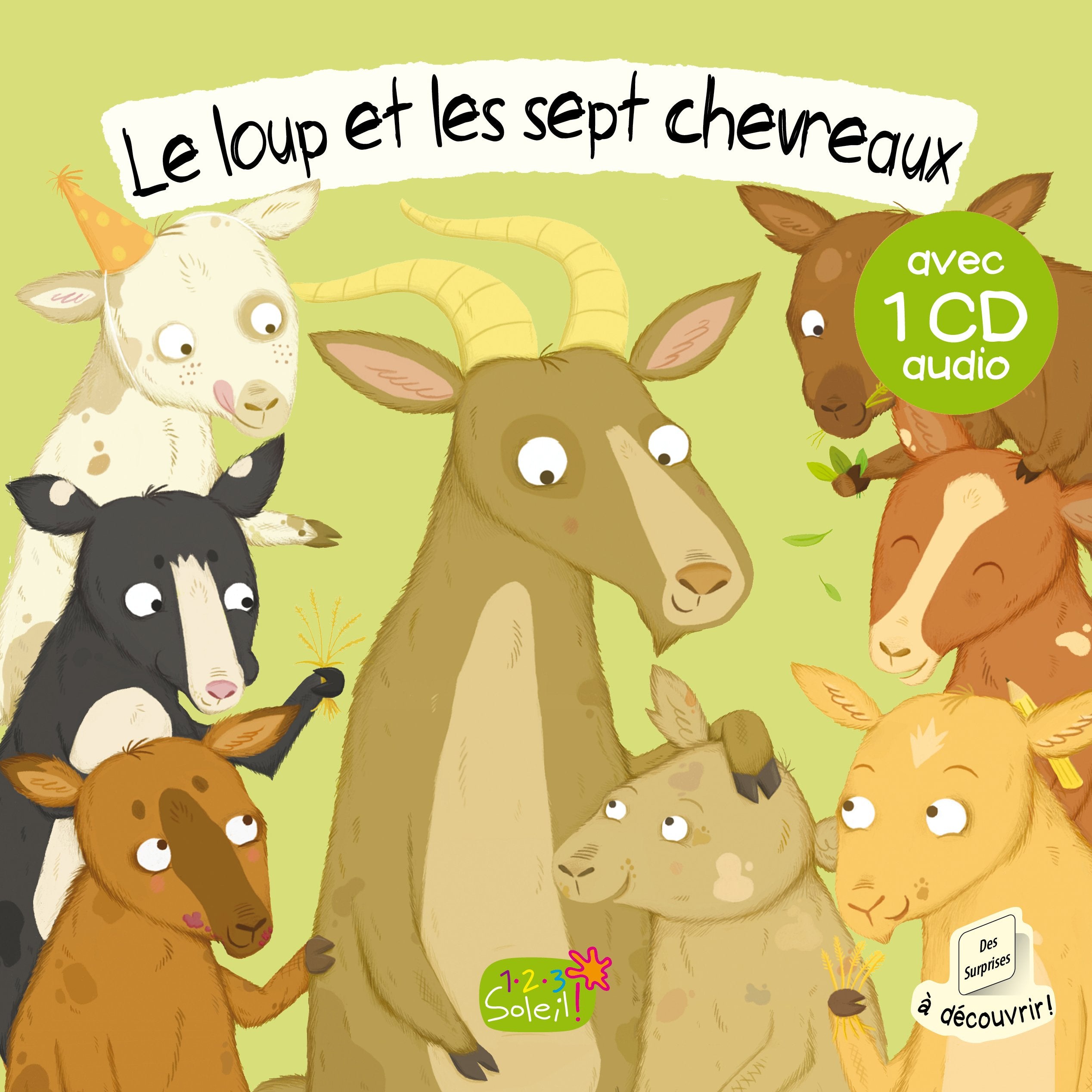 LE LOUP ET LES SEPT CHEVREAUX + CD Children's books