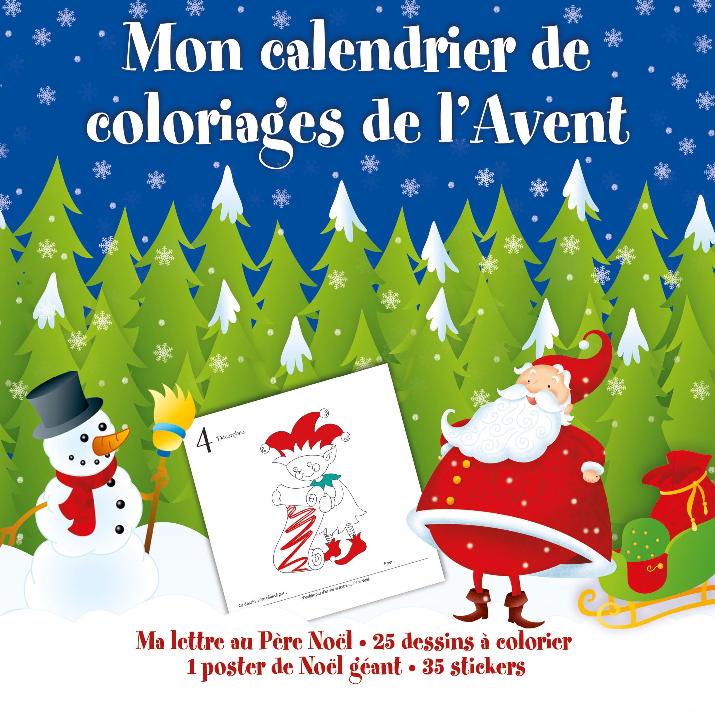 MON CALENDRIER DE COLORIAGES DE L'AVENT Tiptoi & Games